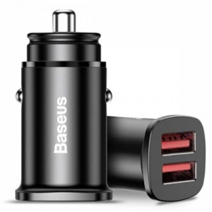 Baseus Car Charger 30W Dual QC3.0 Black (CCALL-DS01)