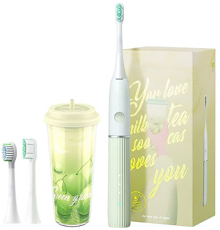 Купить Электрическая зубная щетка Xiaomi Sonic Electric Toothbrush V2 Green