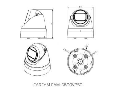 Купить IP камера видеонаблюдения CARCAM CAM-5690VPSD