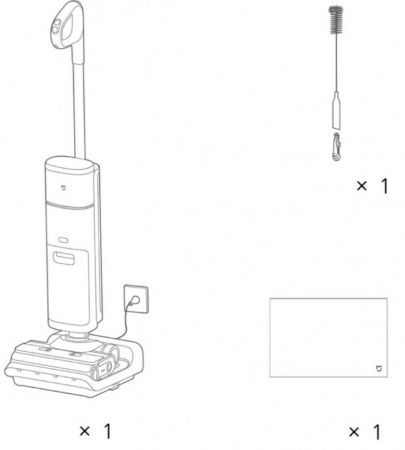 Купить Xiaomi Mijia Wireless Floor Scrubber 3 Pro CN (D302) Gray