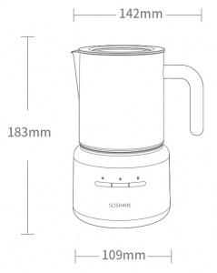 Купить Капучинатор Xiaomi Scishare Automatic Milk Steamer Beige (S3103)