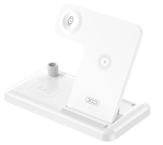 Купить Зарядное устройство 4 в 1 XO 4-in-1 Foldable Wireless Charging Holder (XO-WX033) White