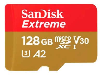 Купить Карта памяти SanDisk Extreme 128GB microSDXC UHS-I (SDSQXAA-128G-GN6MN)