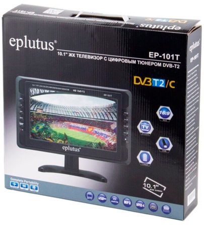 Купить LCD DVB T2 телевизор Eplutus 10.1" LCD TV EP-101T