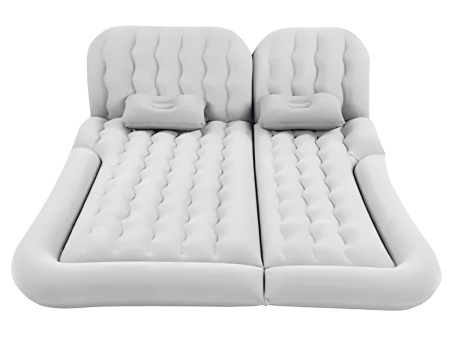 Купить CARCAM Inflatable Auto Airbed, Two Pillows, Auto Air Pump, Repair Kit, 175x155 cm. (CCMTE134) Gray
