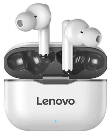 Купить Беспроводные наушники Lenovo LivePods LP1 White Gray