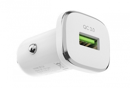 Купить АЗУ Borofone BZ12A 1USB 3.0A QC3.0 Быстрая зарядка Белый