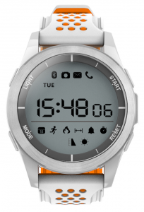 Купить Часы CARCAM SMART WATCH F3 - WHITE, Оранжевый силикон