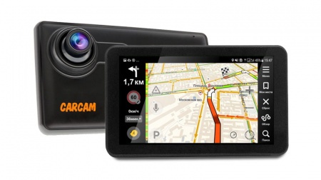 Купить Видеорегистраторc с GPS навигатором CARCAM ATLAS 2
