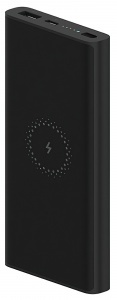 Купить Внешний аккумулатор с беспроводной з/у Xiaomi Mi Wireless Power Bank Youth Edition Black 10000mAh (WPB15ZM)