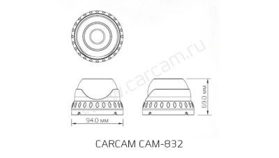 Купить Камера видеонаблюдения CARCAM CAM-832