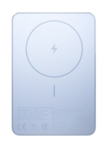 Купить Xiaomi Magnetic Ultra-Thin Power Bank 5000 mAh 7.5W (WPB0507S) Blue