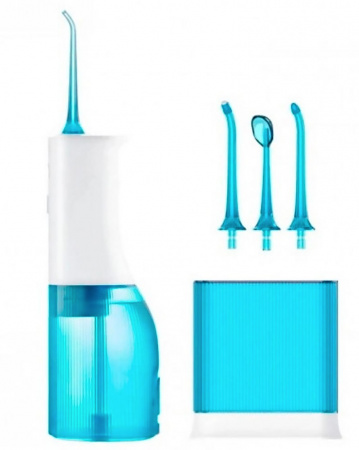 Купить Ирриагатор Xiaomi W3 Pro Blue (4 насадки + кейс для хранения ) EU