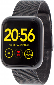 Купить Часы CARCAM SMART WATCH GT1 - BLACK, Черный металл