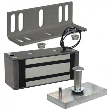 Купить CARCAM M1-300 Электромагнитный замок с уголком (серебряный антик)