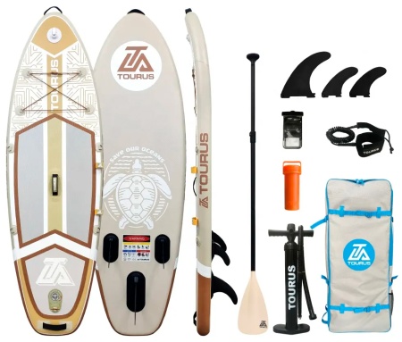 Купить Tourus Inflatable SUP Board 244×76×10cm Brown and White, TS-JC01