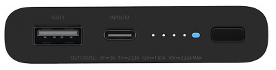Купить Внешний аккумулятор с беспроводной з/у Xiaomi Mi Wireless Power Bank Youth Edition 10000mAh (WPB15PDZM) Black