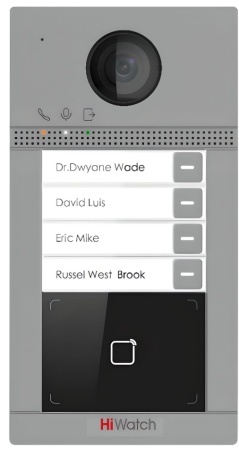Купить Вызывная панель системы видеодомофонии HiWatch VDP-D4214W(B)