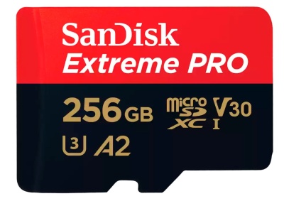 SanDisk Extreme Pro 256GB microSDXC UHS-I with Adapter (SDSQXCD-256G-GN6MA)