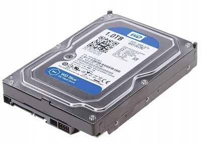 Купить Жесткий диск WD Blue WD10EZRZ, 1ТБ, HDD, SATA III, 3.5"