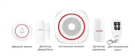 Купить Сигнализация CARCAM WI-FI ALARM KIT H3 TUYA SMART LIFE