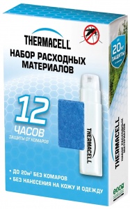 Купить Набор запасной Thermacell Refills MR 000-12 (1 газовый катридж + 3 пластины
