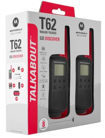 Купить Комплект раций Motorola Talkabout T62 Twin Red (2шт)