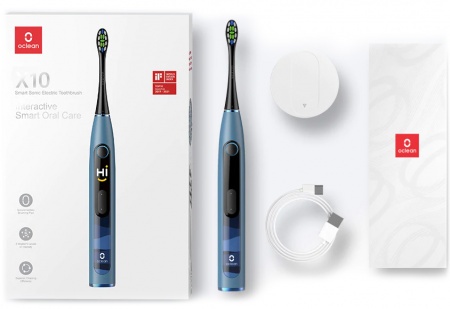 Купить Xiaomi Oclean X10 Smart Electric Toothbrush Blue
