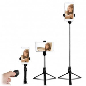 Купить Трипод Selfie Stick Tripod Bluetooth XT-10 White