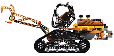 Купить Конструктор Бульдозер Technology Orange (814 деталей)