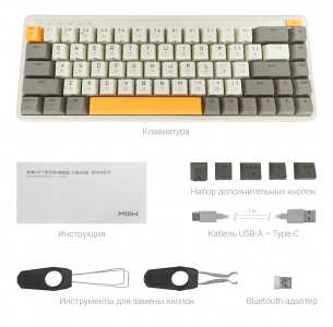 Купить Xiaomi MIIIW ART Series Mechanical Keyboard (MWMKB01) Autumn Sun