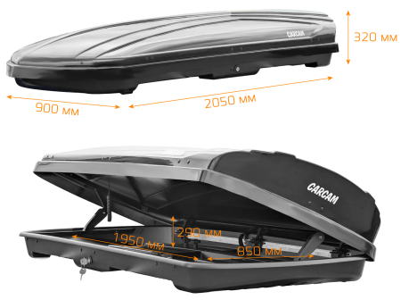 Купить CARCAM ROOF BOX 500L (CC3033) Black
