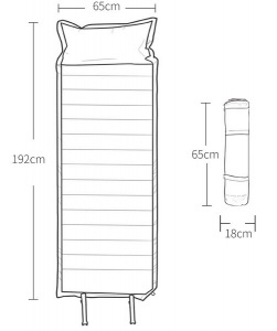 Xiaomi ZaoFeng Outdoor Single 190T Green (192*65*5 cm)