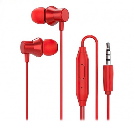 Купить Гарнитура Lenovo Metal Earphone HF130 Red