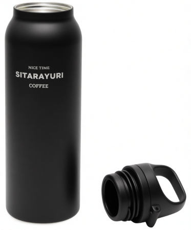 Купить Sitarayuri Vacuum Insulated Bottle 600ml (ZF-071) Black