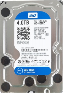 Купить Жесткий диск WD Blue WD40EZRZ, 4ТБ, HDD, SATA III, 3.5"