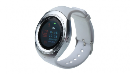 Купить Часы CARCAM SMART WATCH A7 - SILVER, White silicone