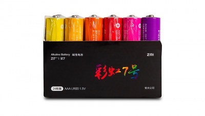 Купить Батарейки алкалиновые Xiaomi ZMI Rainbow Z17 AA724 (24шт. ААА)
