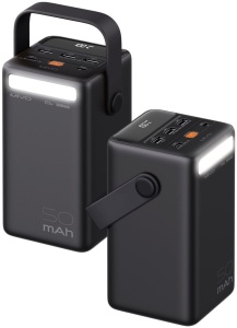 Купить Внешний аккумулятор с фонариком Mivo MB-500Q Powerbank 50000 Mah 22.5W