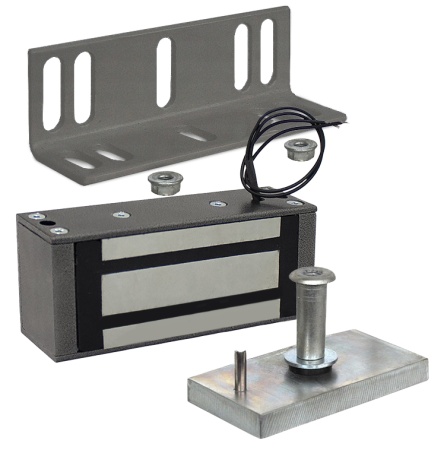 Купить CARCAM M1-200 Электромагнитный замок с уголком (silver antique)