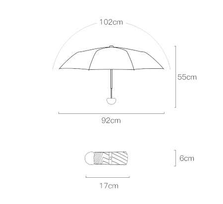 Купить Xiaomi Zuodu Fashionable Umbrella Purple