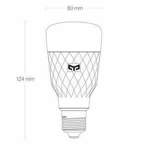 Купить WI-FI лампочка Xiaomi Yeelight LED Light Bulb 1S E27 (YLDP13YL)