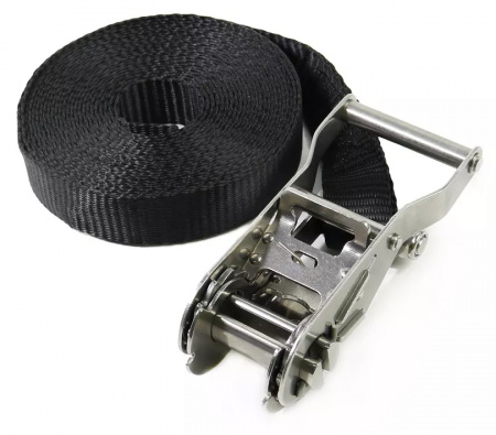 Купить Ремень с храповым механизмом CARCAM (стальная ручка) 2м Черный