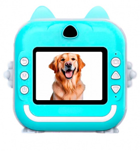 Купить Камера с мгновенной печатью Children's Digital Print Camera Q5 Blue