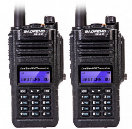 Купить Комплект раций Baofeng BF-A58 2 шт.