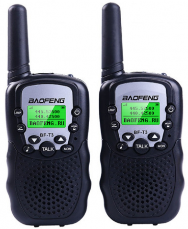 Купить BAOFENG BF-T3 Black 2шт
