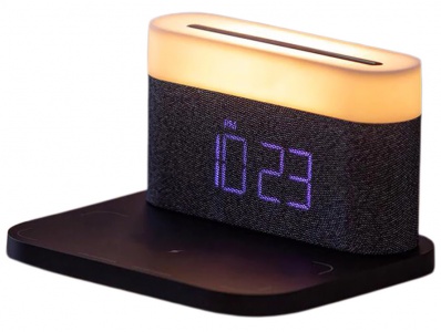 Купить Ночник с беспроводной зарядкой и будильником Xiaomi VFZ Led Lamp Wireless Charger Black (C-WCLL-C02)