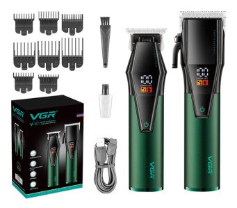 VGR Voyager V-677 Professional Hair Clipper Trimmer Set 2 in 1