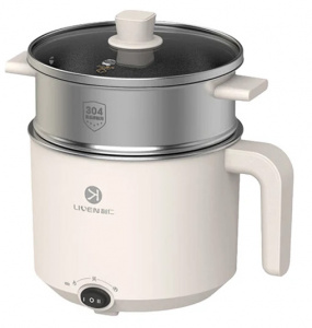 Xiaomi Liven Multipurpose Electric Hot Pot 1.8L (DHG-B151) Beige