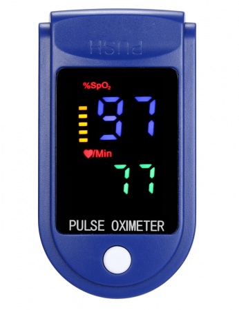 Купить Пульсоксиметр Fingertip Pulse Oximeter Blue